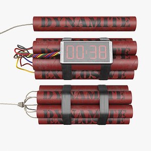 Dynamite 3D model