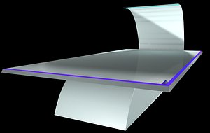 scifi hospital bed c4d