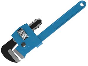 3D model pipe wrench