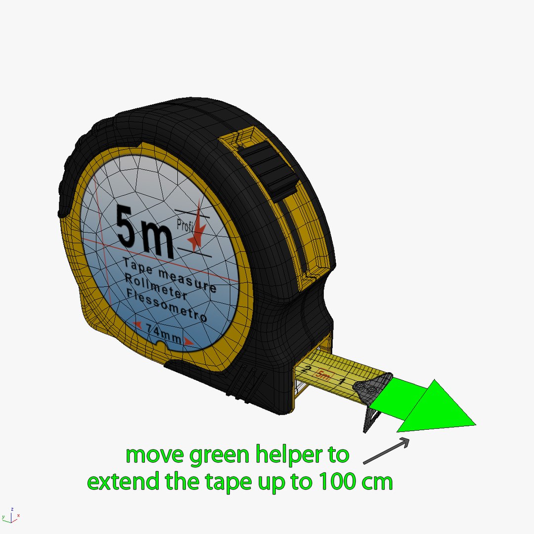 Iray Measure Tape 3d Max