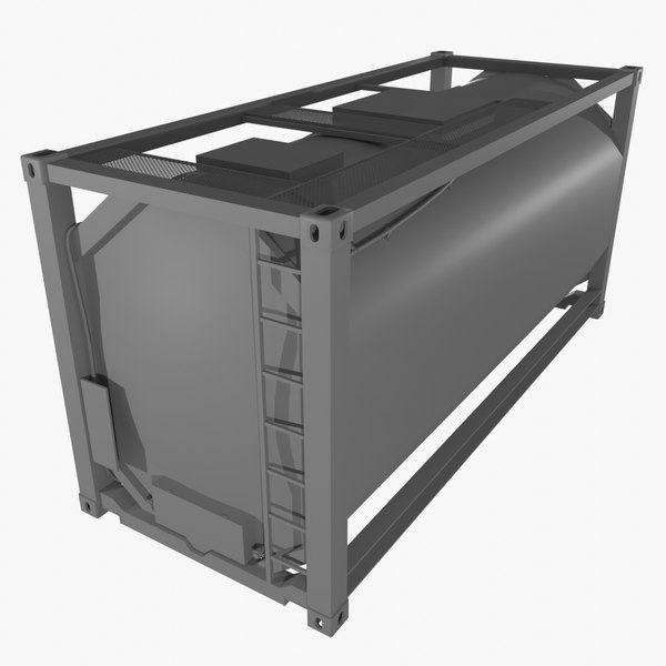 오일 탱크 ISO 컨테이너 20ft 텍스처 없음 3D 모델 - TurboSquid 2017287