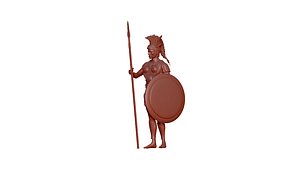 Samnite warrior Soldiers For Print 3D model