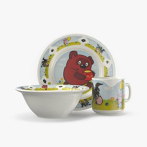 Set of Children's Tableware 1v