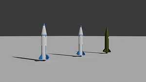 Korean Ballistic Aerial Target System 3D model