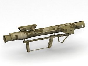 Arma de jogo portátil de lançador de mísseis RPG-7 AAA Modelo 3D $39 -  .unknown .upk .3ds .fbx .max .obj - Free3D