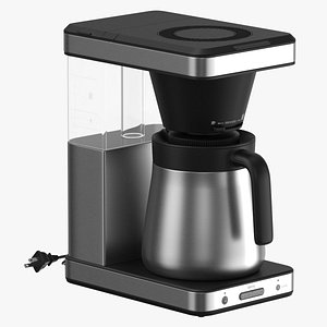 Boxed Coffee Maker Device Blank and Generic Label