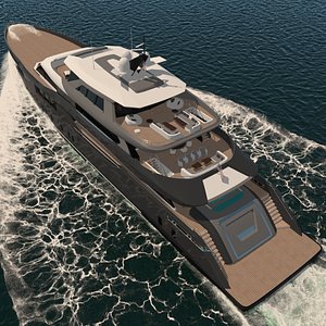 Candice Yacht Dynamic Simulation 3D model