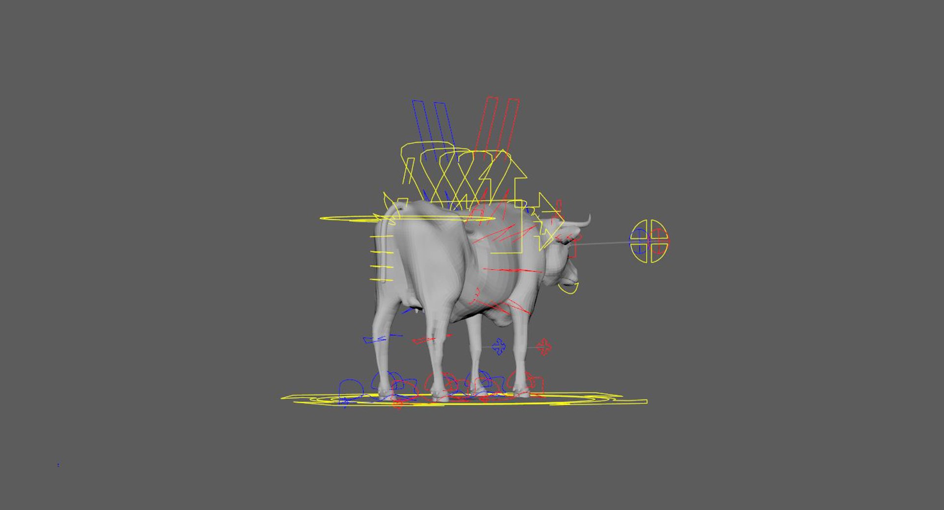 Bull cow 3D model - TurboSquid 1390944