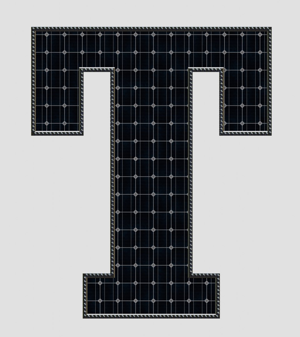 Solar Panel Letter - T 3D https://p.turbosquid.com/ts-thumb/VL/Fn4PeJ/gA/1/jpg/1718444716/1920x1080/fit_q87/5ff2ac95347bb97443e233d4614748de838e5944/1.jpg