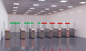 3D sl sp&auml;rrar subway gates