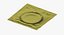 3D condom wrapped yellow model