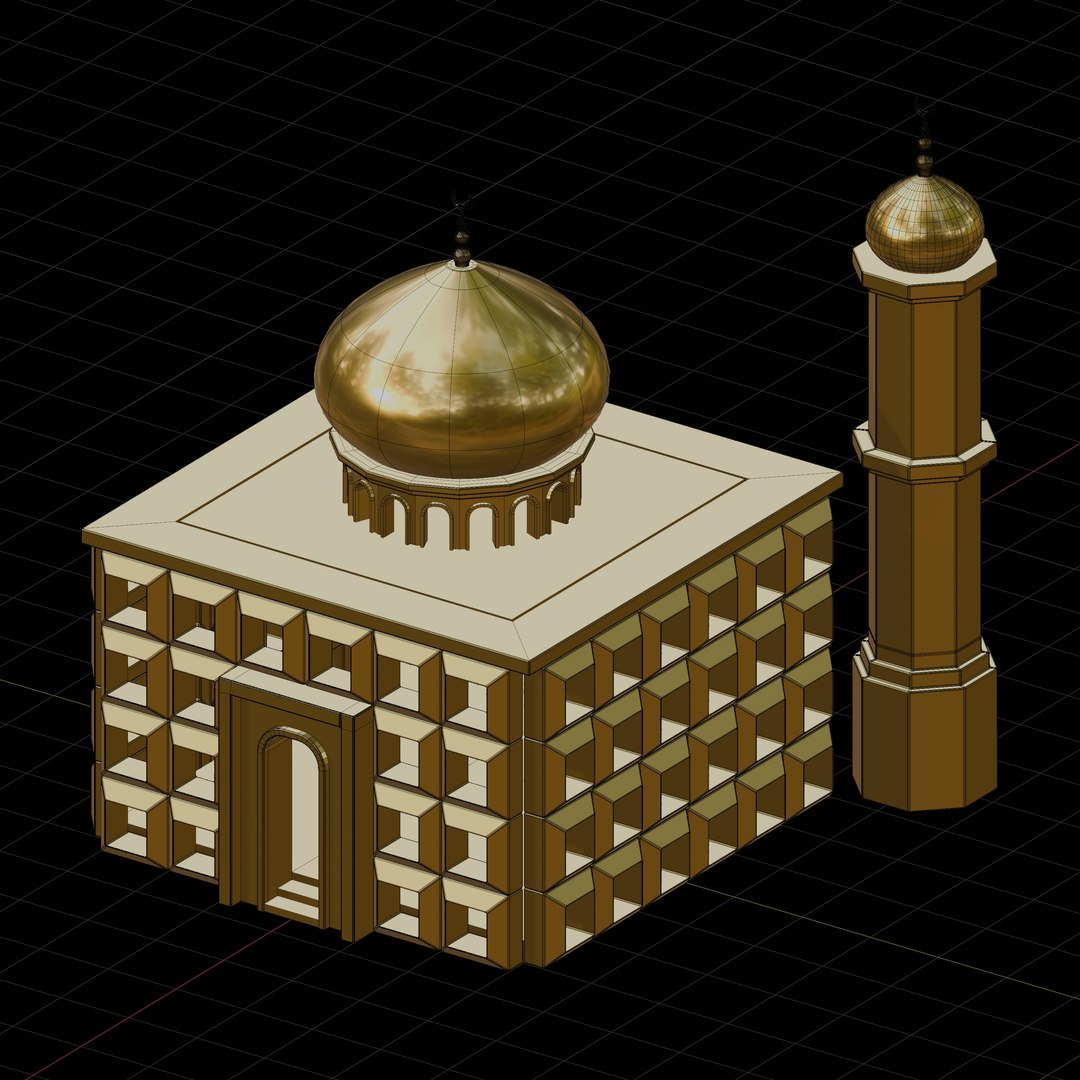 Box Mosque Model - TurboSquid 2332519