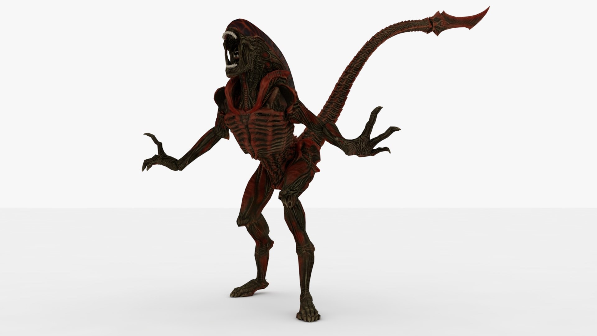 Alien Monster Rigged And 30 Animations Model - TurboSquid 2376056