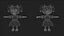 Cute and Creepy Cartoon Girl Pack Low-poly 3D model