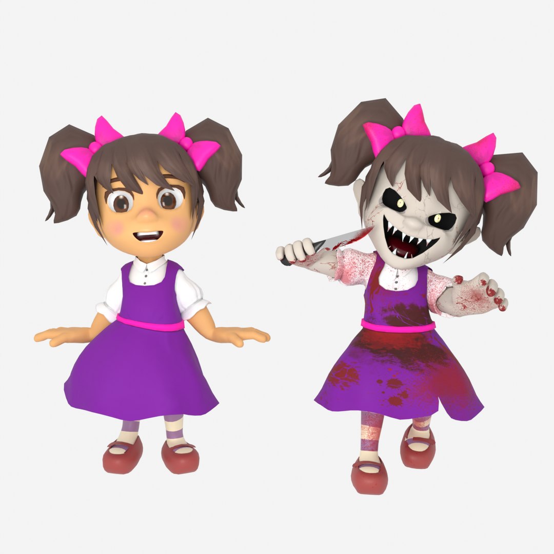 Cute and Creepy Cartoon Girl Pack Low-poly 3D model 3D model https://p.turbosquid.com/ts-thumb/VL/PAy3cs/9g/1200/png/1766662592/1920x1080/fit_q87/5365e75ce1bb5d01418d219fe460b3e87b630301/1200.jpg