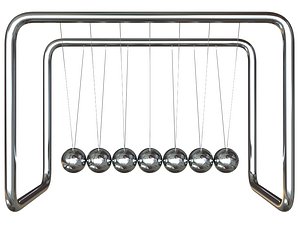 3D newton pendulum model