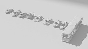 3D Destroyed Cars Vol 1
