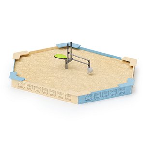 sandbox excavator 3D model