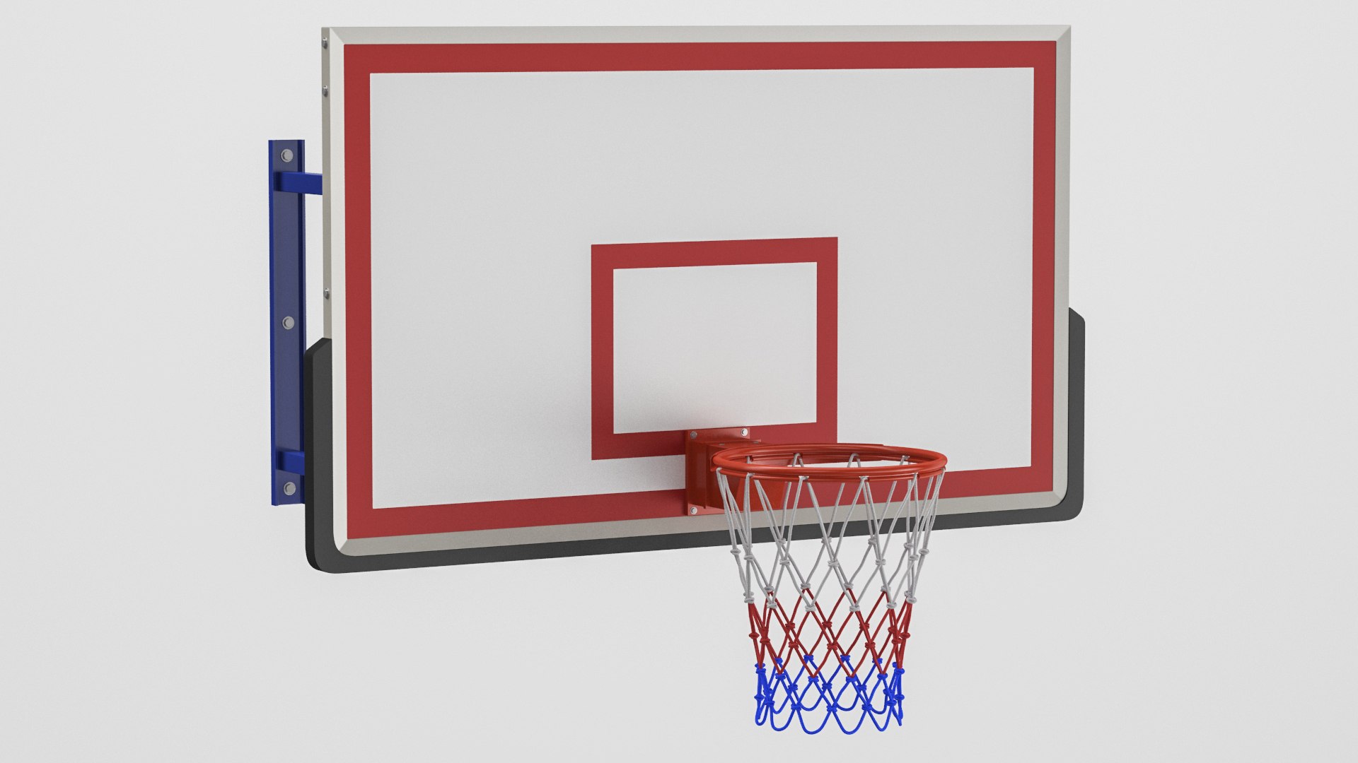 Wall Basketball Hoop 01 3D - TurboSquid 1977145