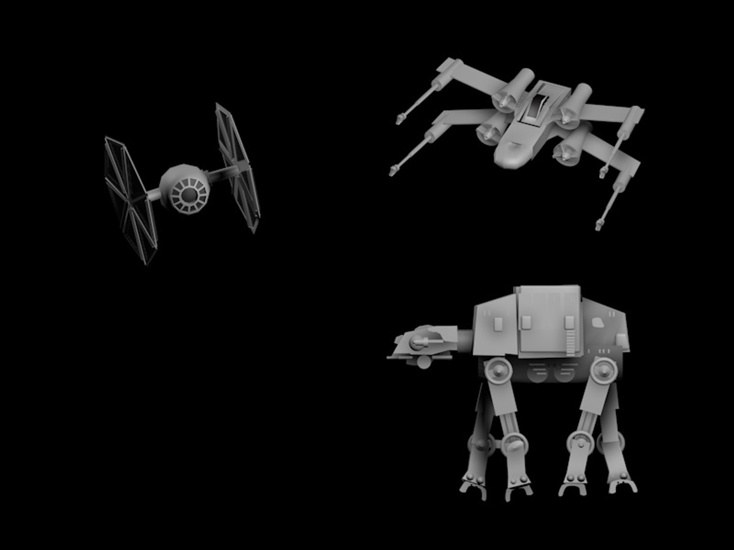 3d Star Wars Model