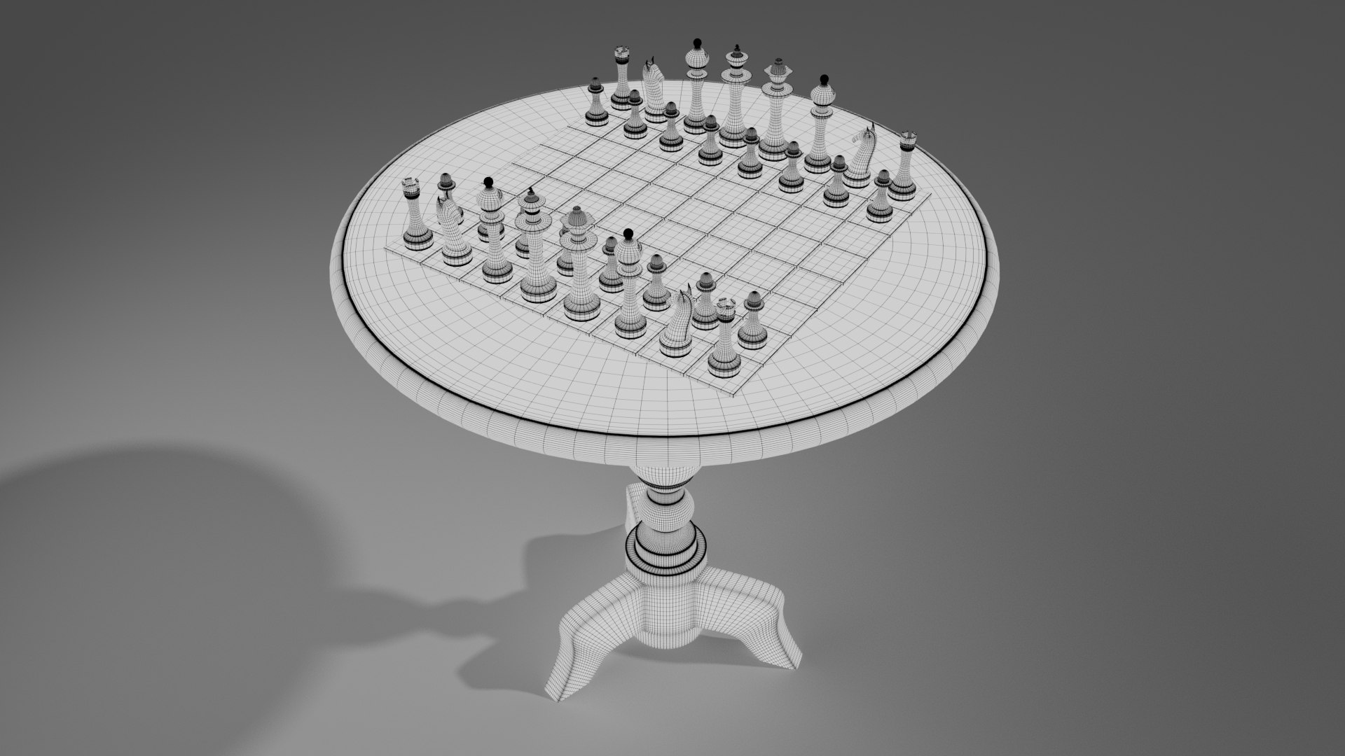 Chess 001 Model - TurboSquid 2019531