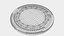 3D model Manhole cover 2