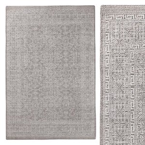 3D BHATTA WOOL  SILK RUG