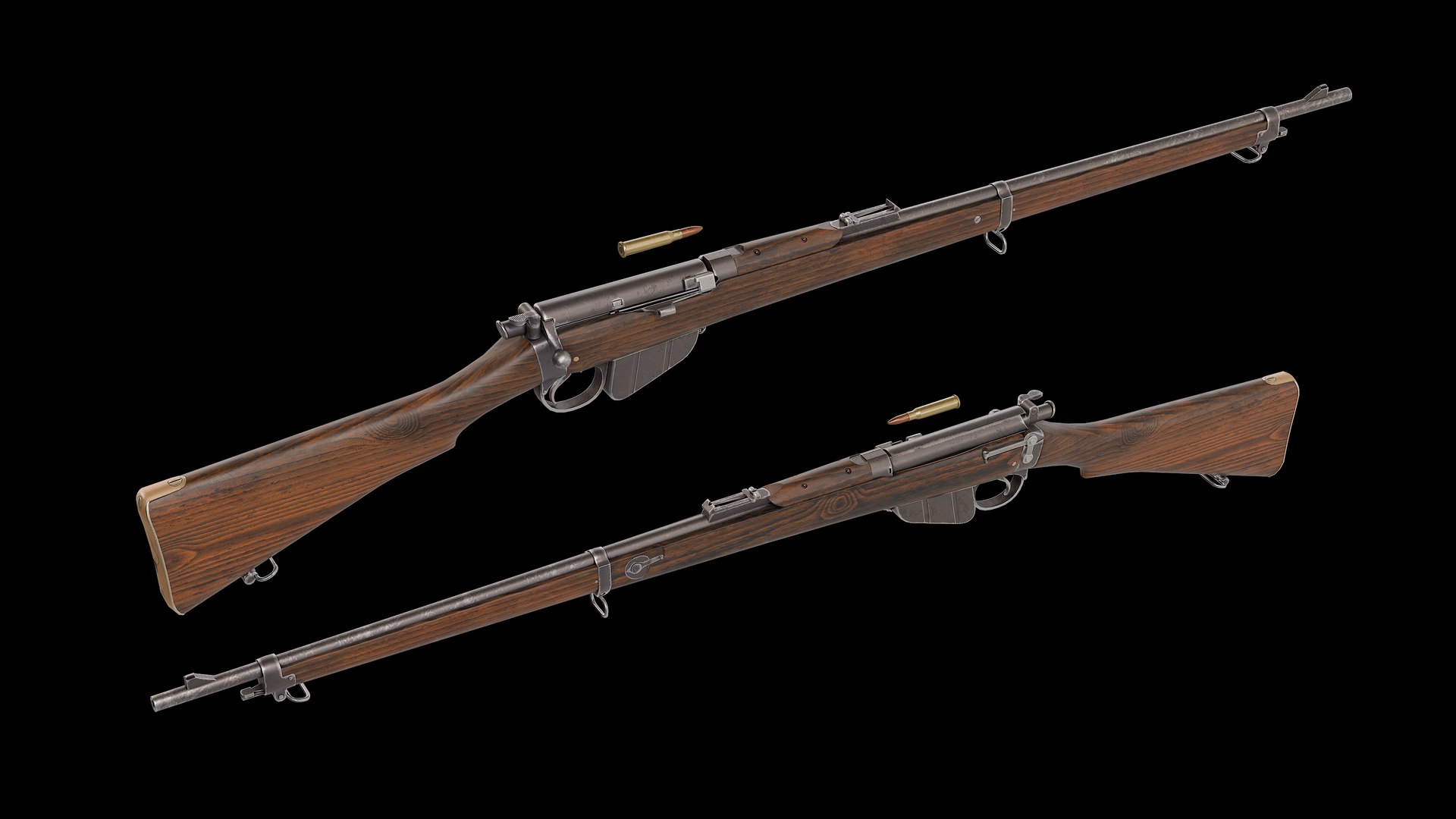 Magazine Lee Enfield MLE Rifle 3D Model - TurboSquid 2558567