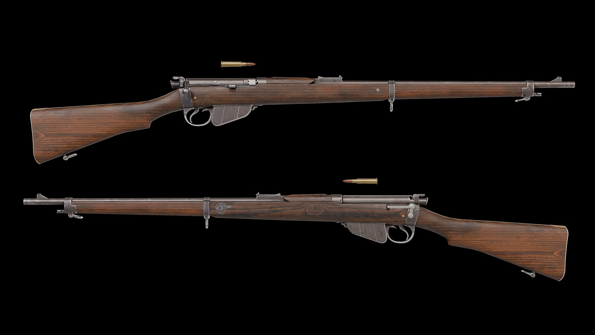 Magazine Lee Enfield MLE Rifle 3D Model - TurboSquid 2558567