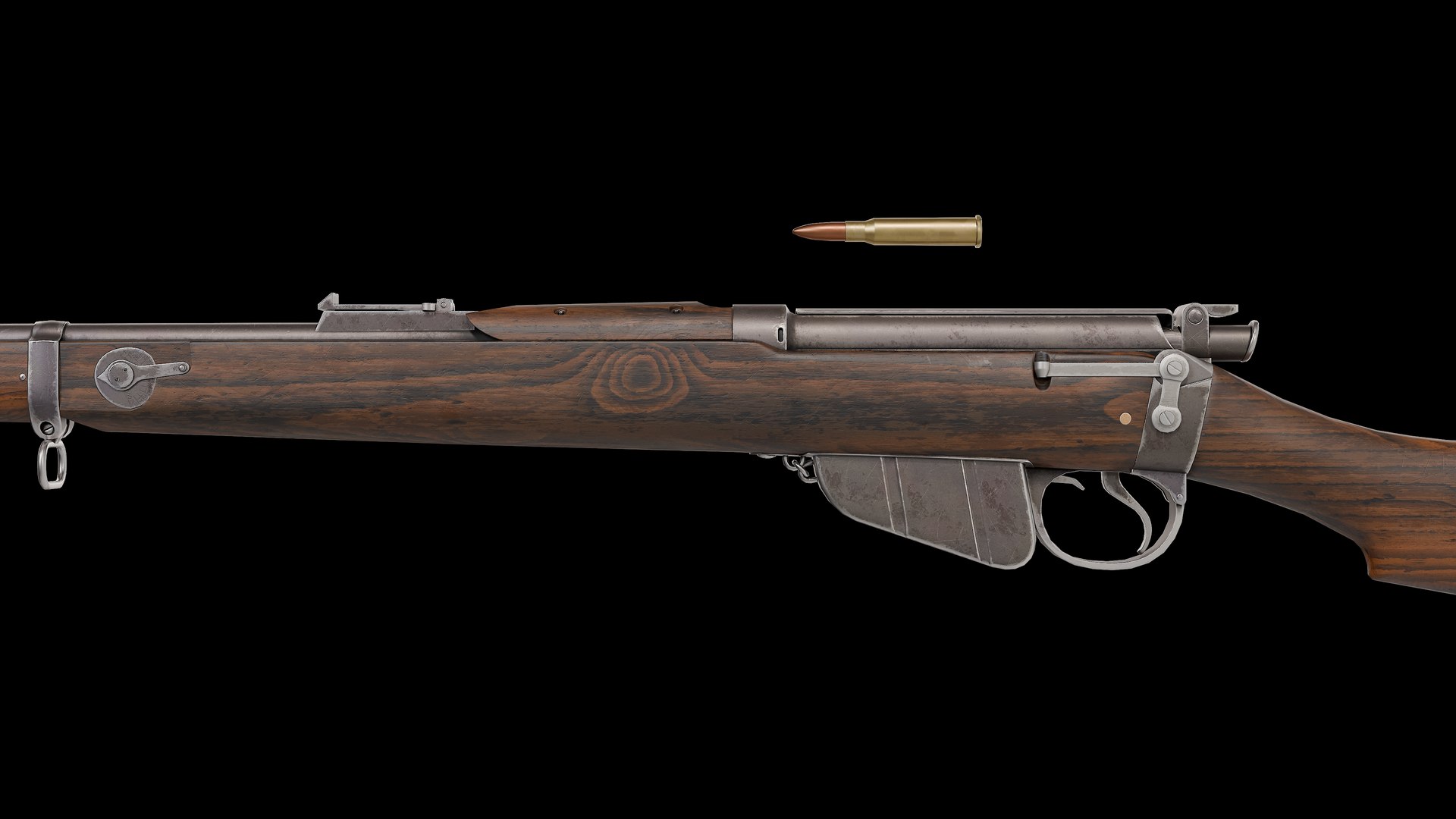 Magazine Lee Enfield MLE Rifle 3D Model - TurboSquid 2558567