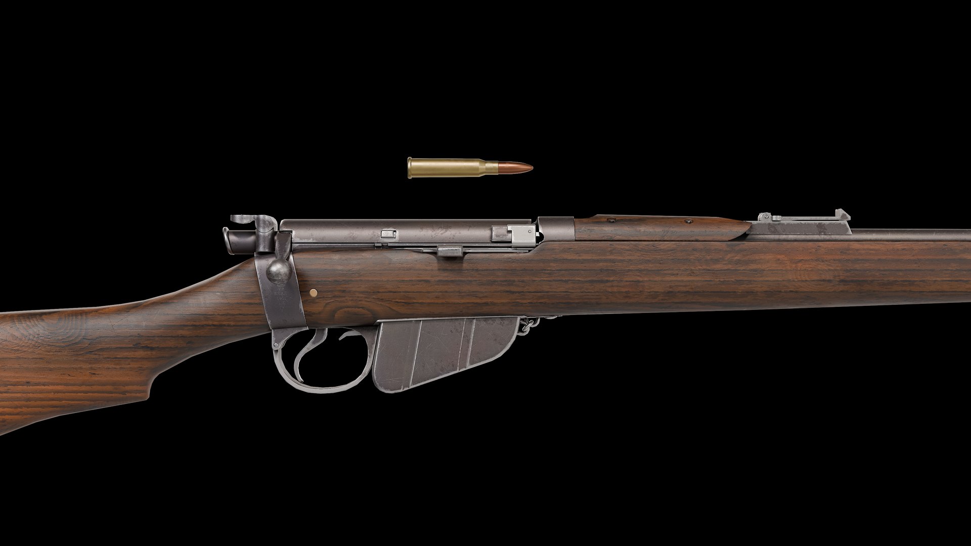 Magazine Lee Enfield MLE Rifle 3D Model - TurboSquid 2558567