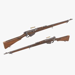 Magazine Lee Enfield MLE rifle 3D model