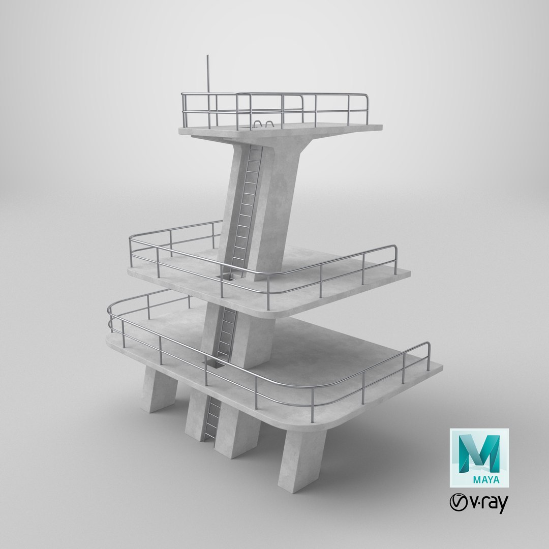 3D Three-Level Diving Tower with Concrete Structure https://p.turbosquid.com/ts-thumb/VL/oDUG3r/3D/stemcell_maya_vray_render/png/1763053127/1920x1080/fit_q87/9d593855c88f623b23efcdcdd2c71e65e839ba33/stemcell_maya_vray_render.jpg