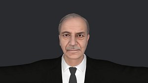 Shehbaz Sharif  Hyper Realistic Full Body Fully Rigged 3D Character 3D model