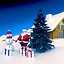 Winter Snow Christmas Scene
