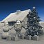 Winter Snow Christmas Scene