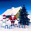 Winter Snow Christmas Scene