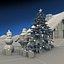 Winter Snow Christmas Scene