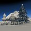 Winter Snow Christmas Scene