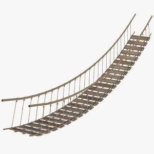 Suspended Wooden Bridge