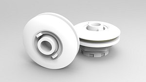 Pool plastic part - plastic inyection - MO 3D model
