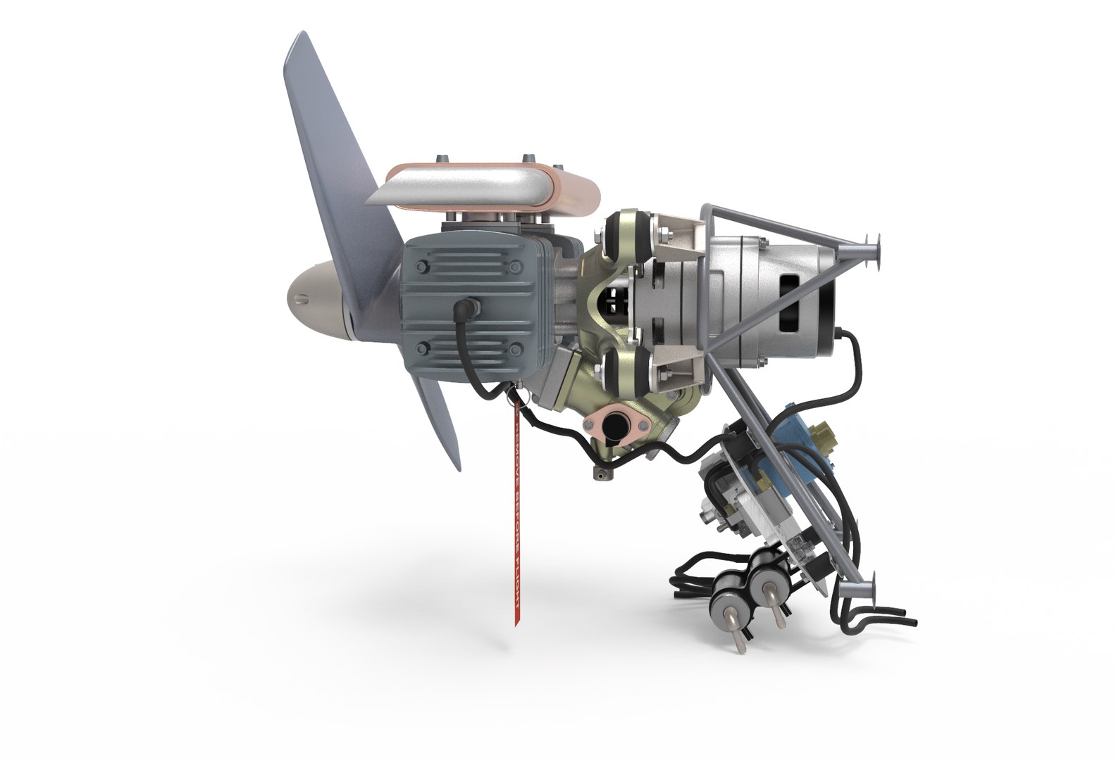 3D Drone Aircraft Engine Model - TurboSquid 2011118