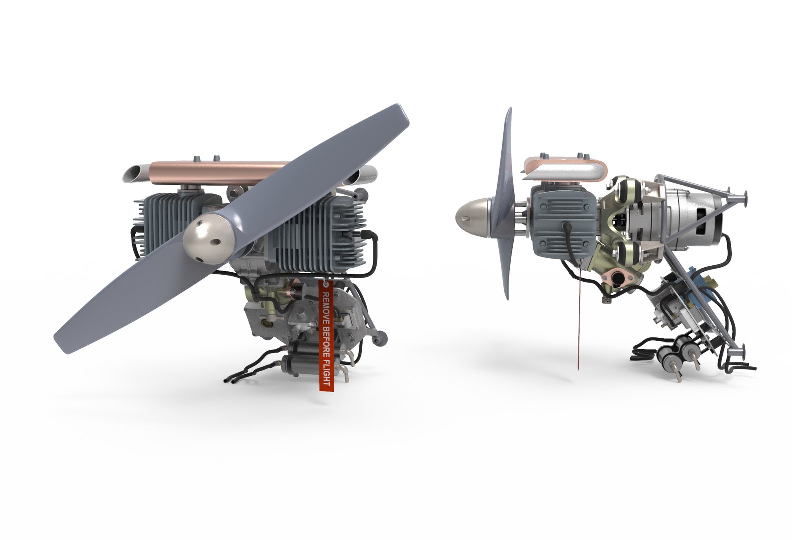 3D Drone Aircraft Engine Model - TurboSquid 2011118