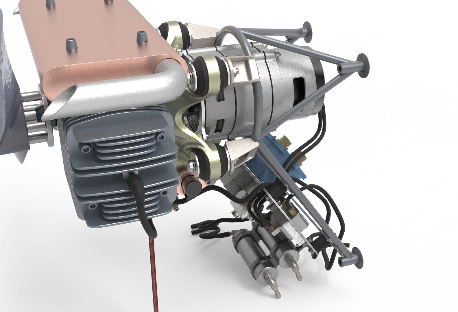 3D Drone Aircraft Engine Model - TurboSquid 2011118