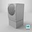 Futuristic Washing Machine 3D