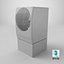 Futuristic Washing Machine 3D