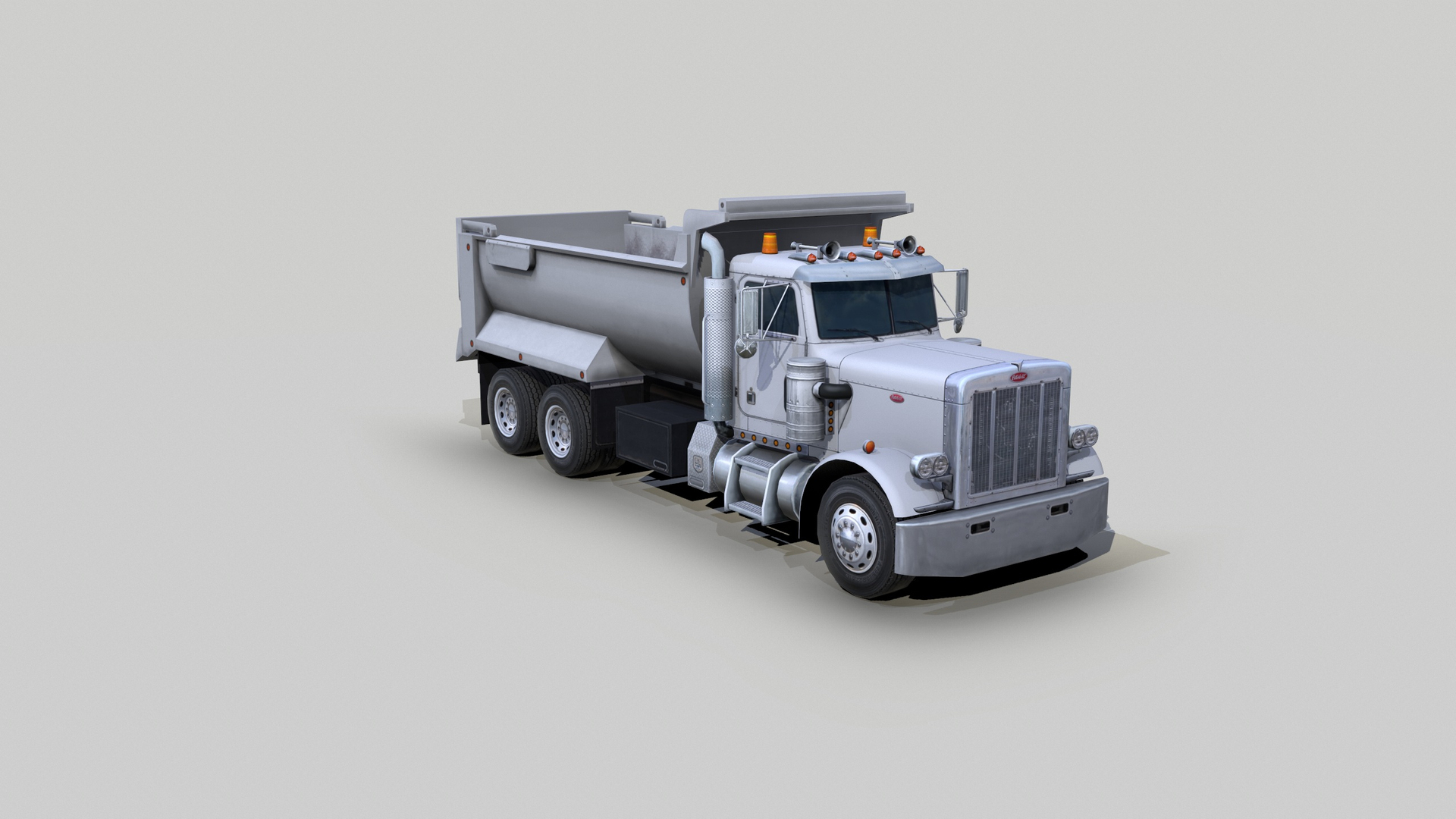 3D Peterbilt 359 1972 Dump Truck S08 - TurboSquid 2089905