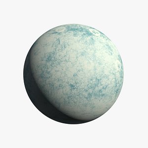 3D Icy Moon 04 - 8k PBR - Metal and Gloss versions model