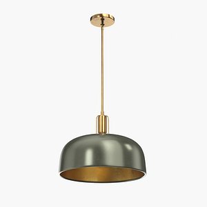 Dekum Metal Dome Pendant PBR