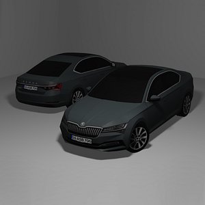 2022 Skoda Superb 3D model